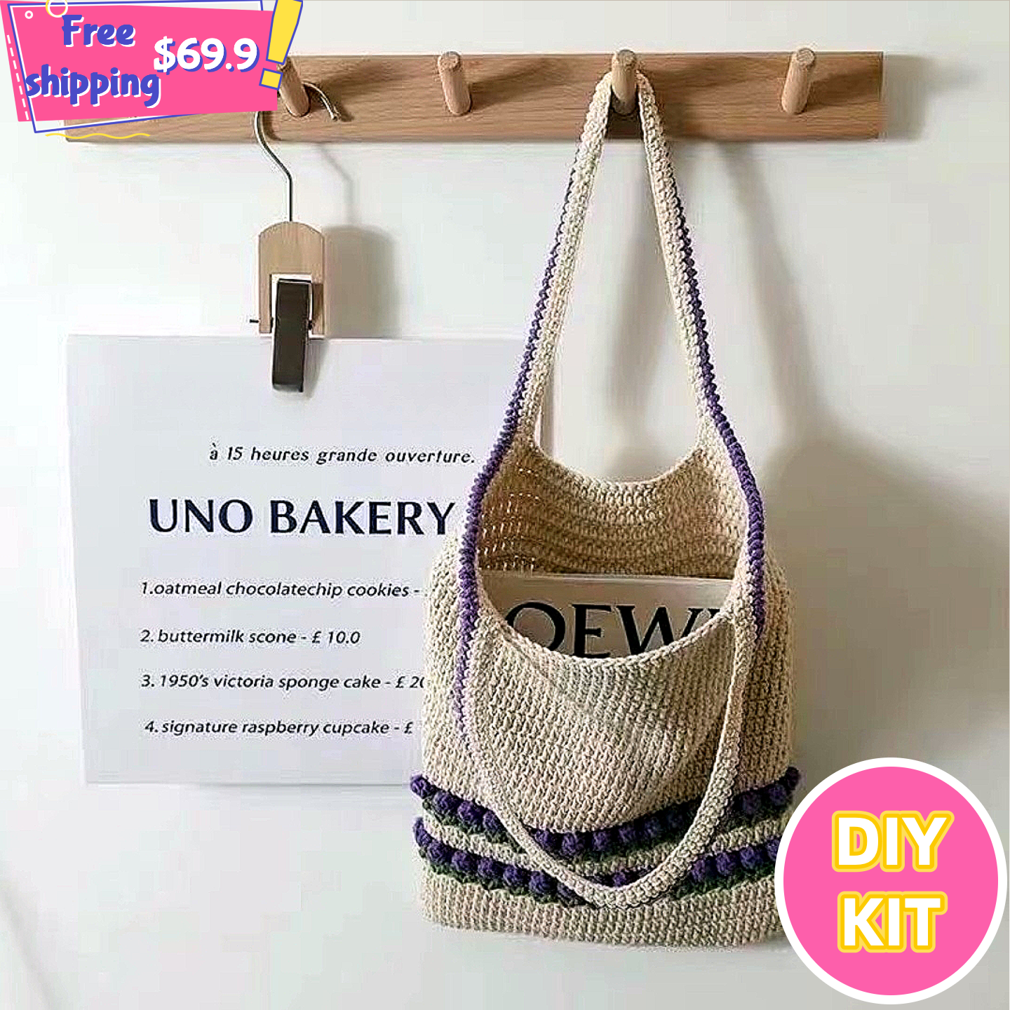 Everyday Tulip Tote Crochet DIY Kit