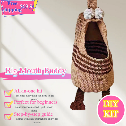Big Mouth Buddy – Funny Monster Storage Bag for Home Clutter
