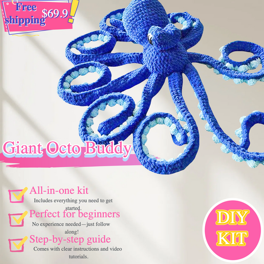 Giant Octo Buddy – Crochet Your Own Oversized Octopus Friend