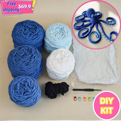 Giant Octo Buddy – Crochet Your Own Oversized Octopus Friend
