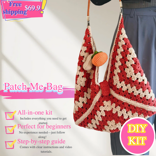 Tri-Granny Crochet Bag